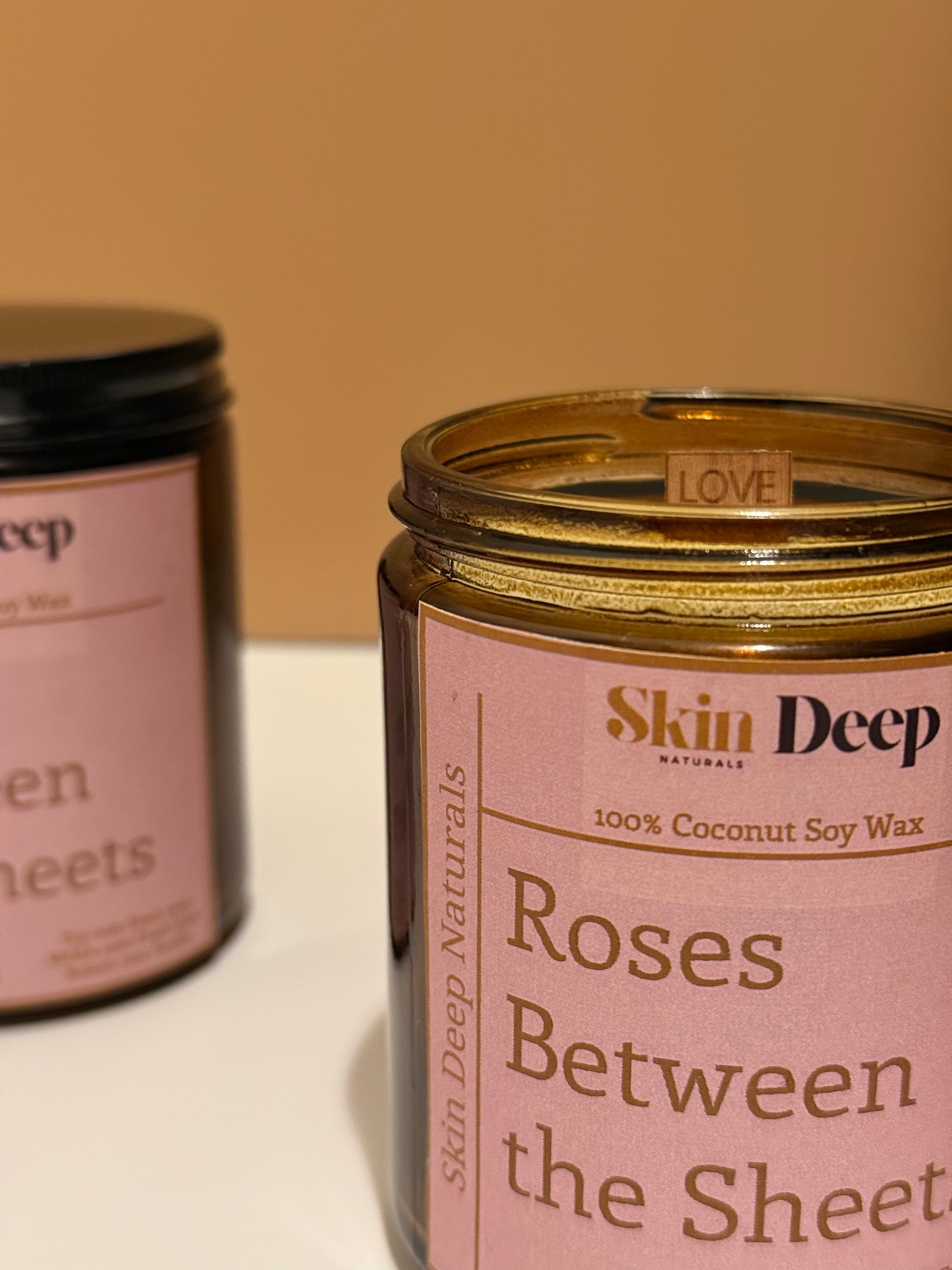 Roses Between the Sheets Coconut Soy Candle